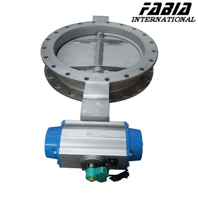 ปูนควบคุม Flange วาล์วกระพริก Flange ปลาย